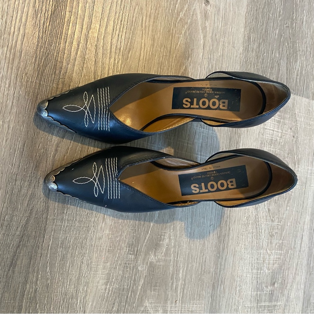 Golden Goose Black Leather Boots